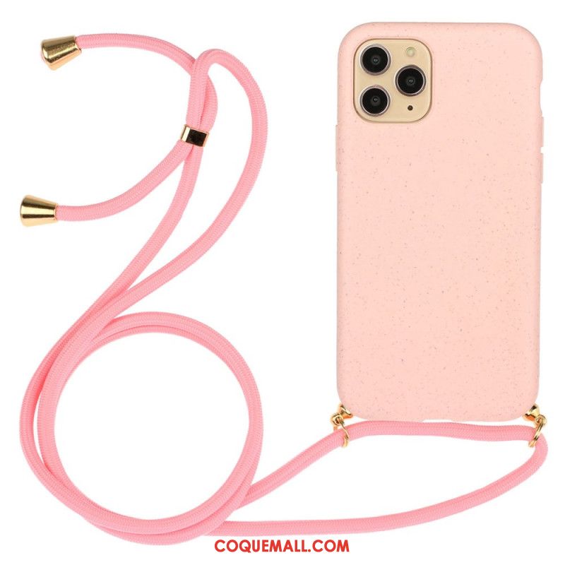 Coque à Cordon iPhone 16 Pro Paille de Blé