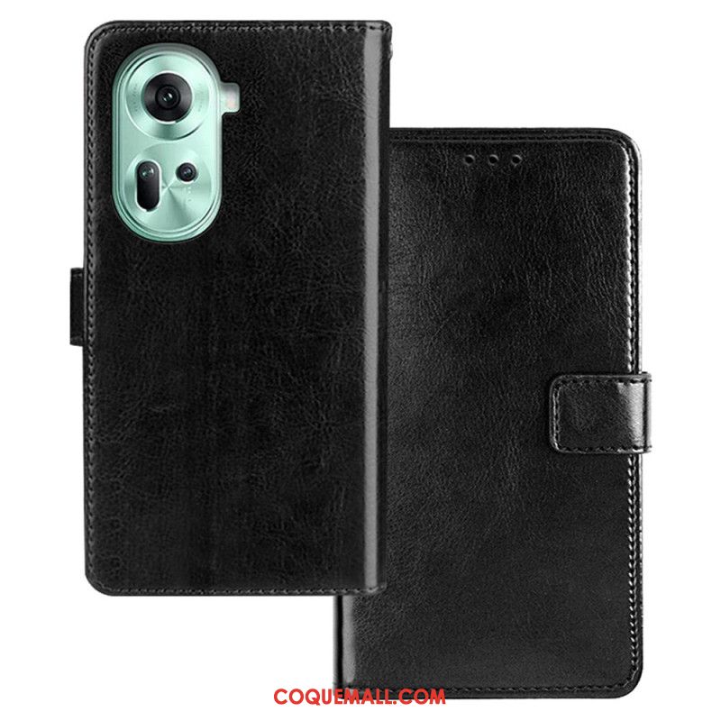 Etui de portefeuille IDEWEI pour Oppo Reno11 5G (Global)