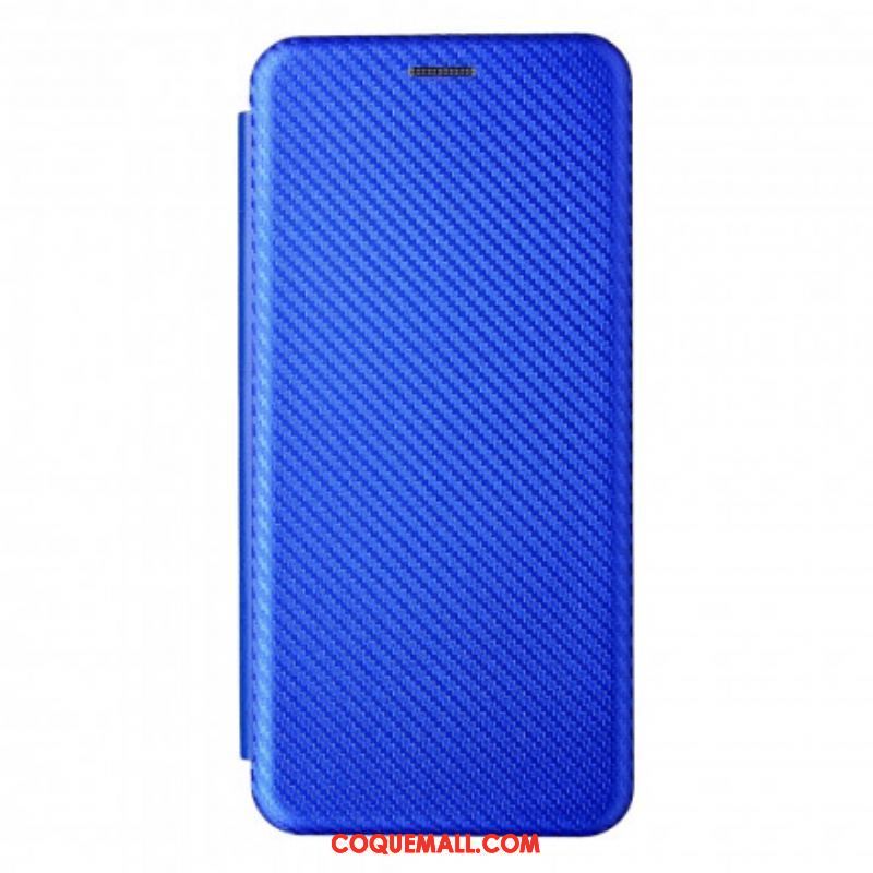 Flip Cover Motorola Edge 20 Lite Silicone Carbone Coloré