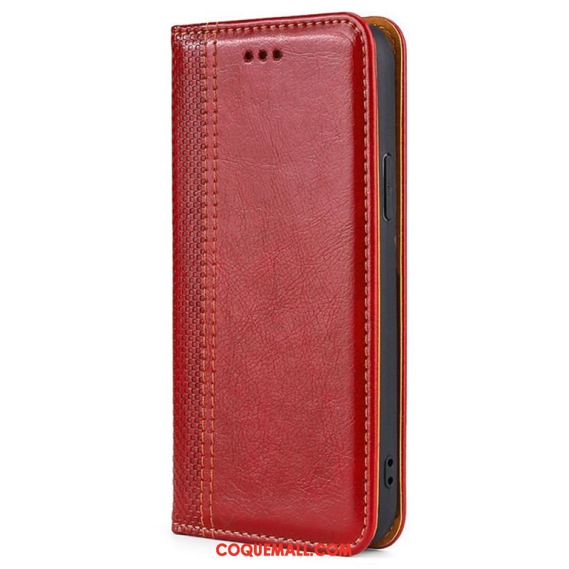 Flip Cover OnePlus 10 Pro 5G Simili Cuir Vintage