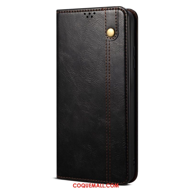 Flip Cover OnePlus 12R Simili Cuir Ciré