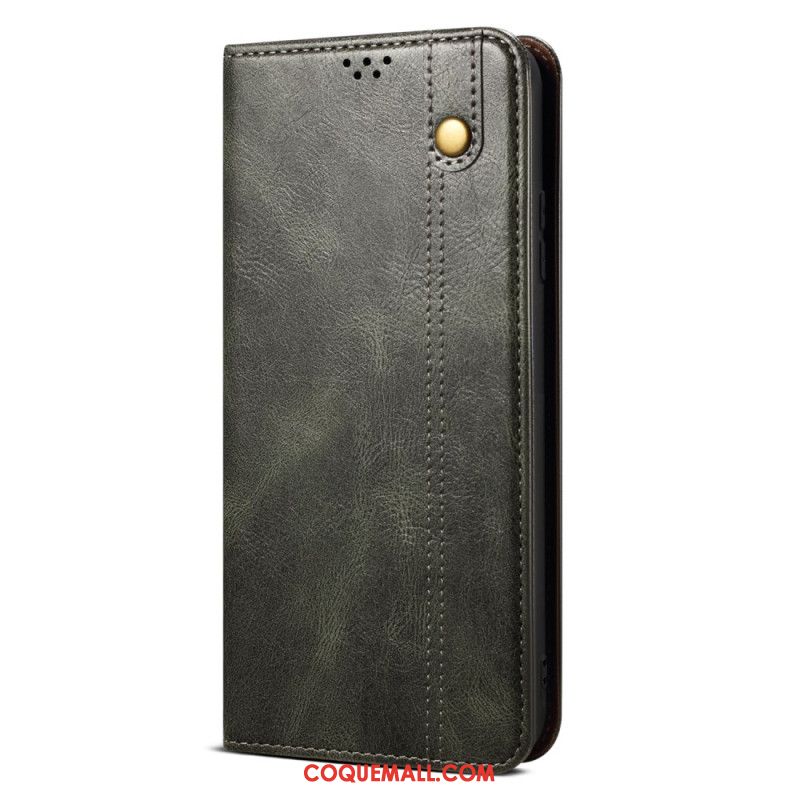 Flip Cover OnePlus 12R Simili Cuir Ciré