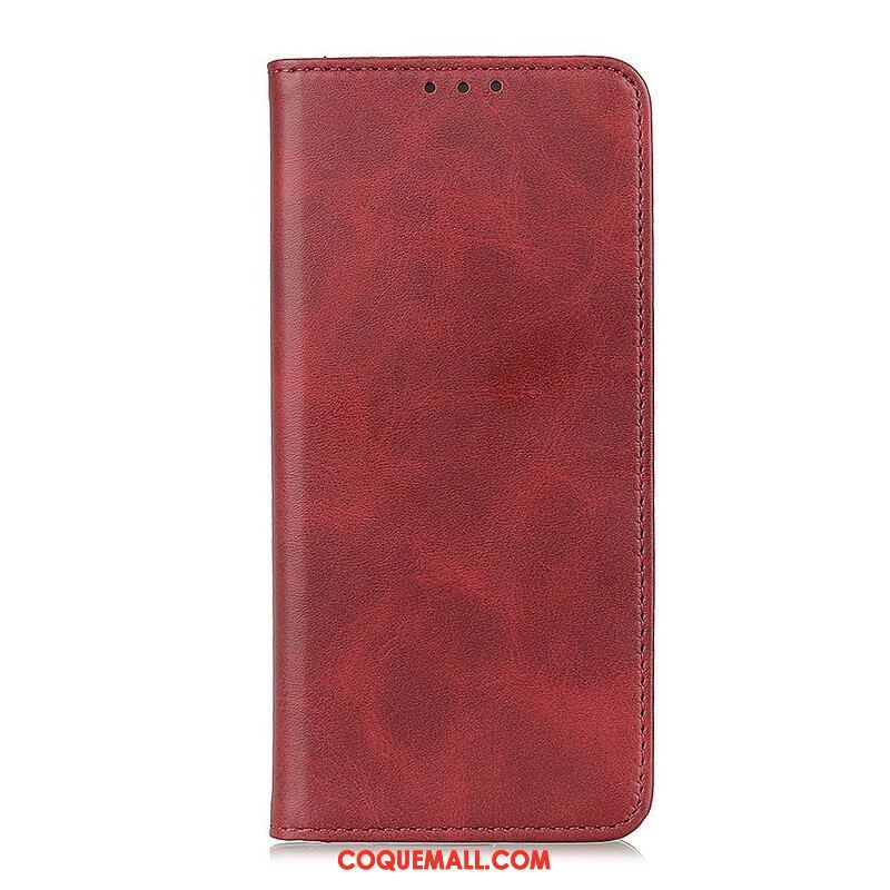 Flip Cover OnePlus Nord 2 5G Cuir Fendu Matte