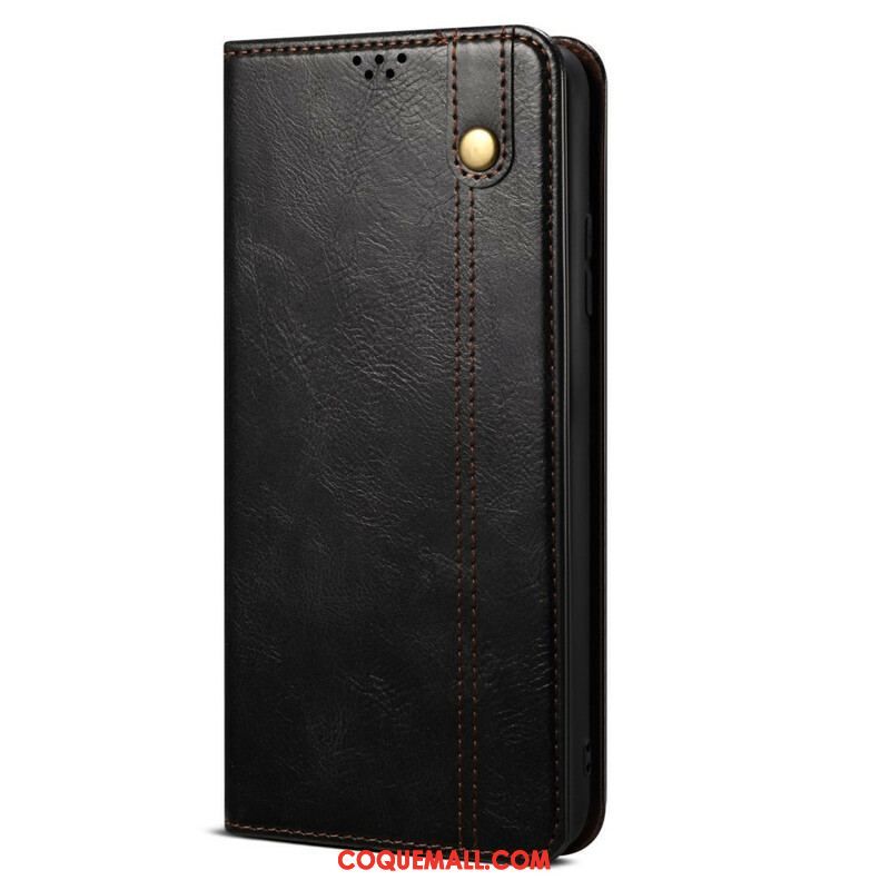 Flip Cover OnePlus Nord 2 5G Simili Cuir Ciré