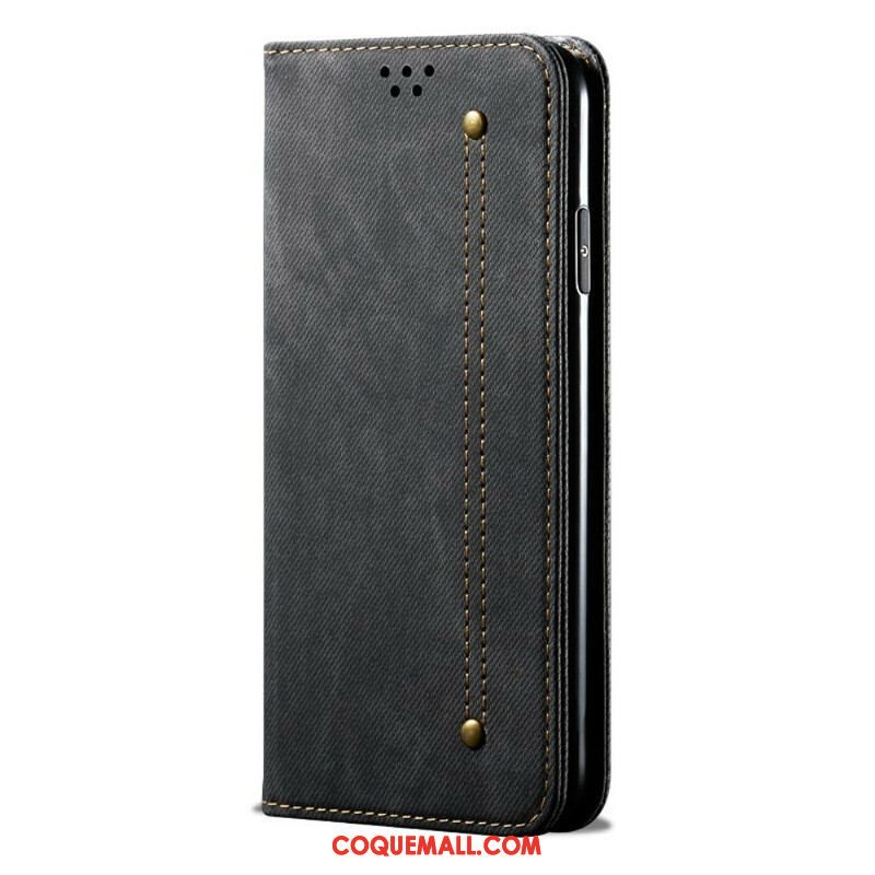 Flip Cover OnePlus Nord 2 5G Simili Cuir Texture Jeans