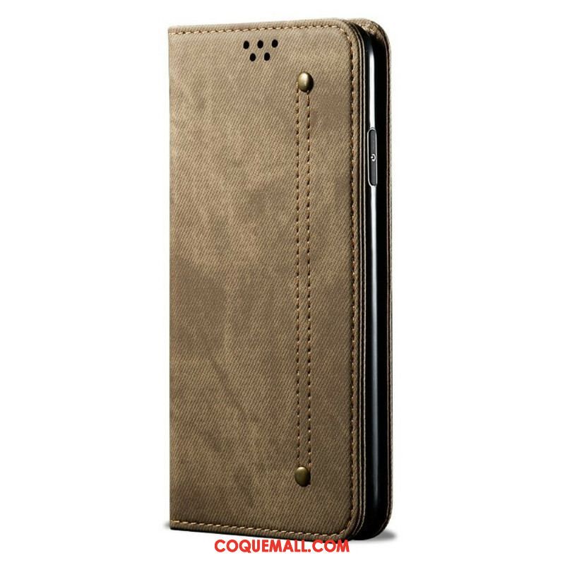 Flip Cover OnePlus Nord 2 5G Simili Cuir Texture Jeans