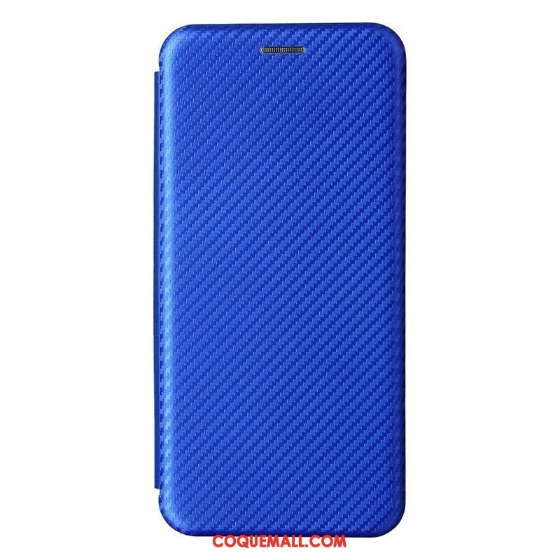 Flip Cover OnePlus Nord CE 5G Silicone Carbone Coloré