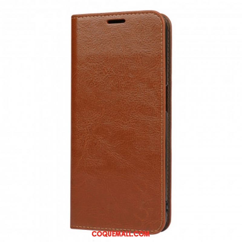 Flip Cover Oppo A54 5G / A74 5G Cuir Véritable