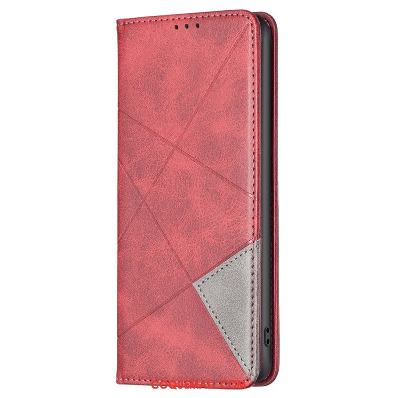 Flip Cover Oppo A58 / A98 5G Motif Géométrique