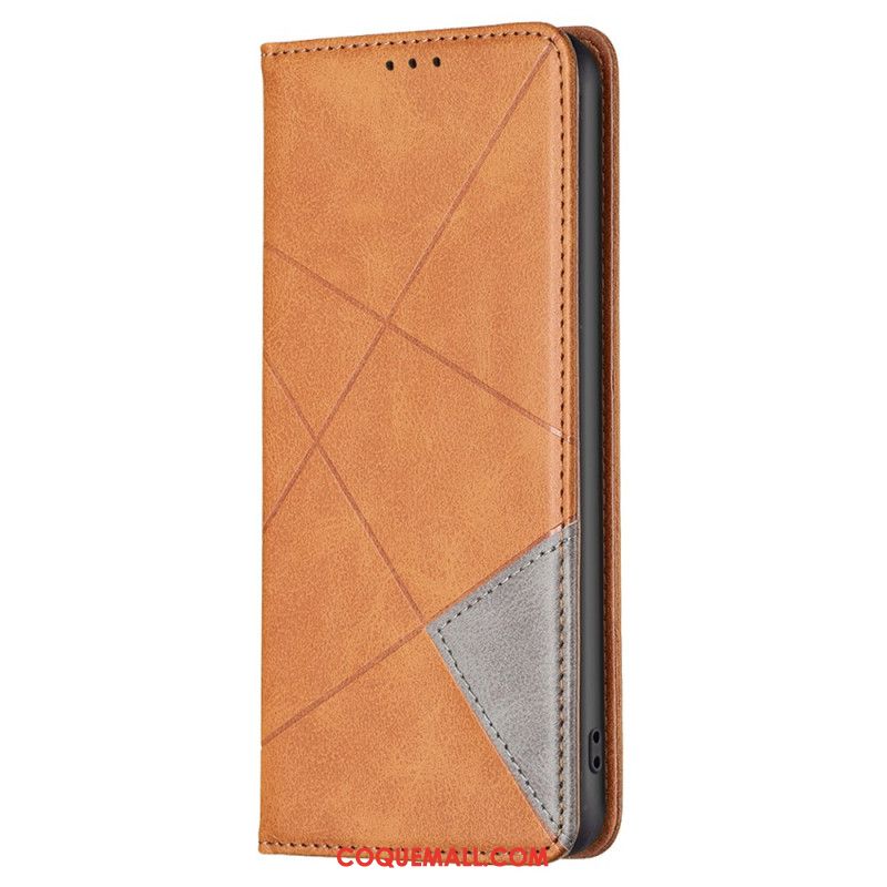 Flip Cover Oppo A58 / A98 5G Motif Géométrique