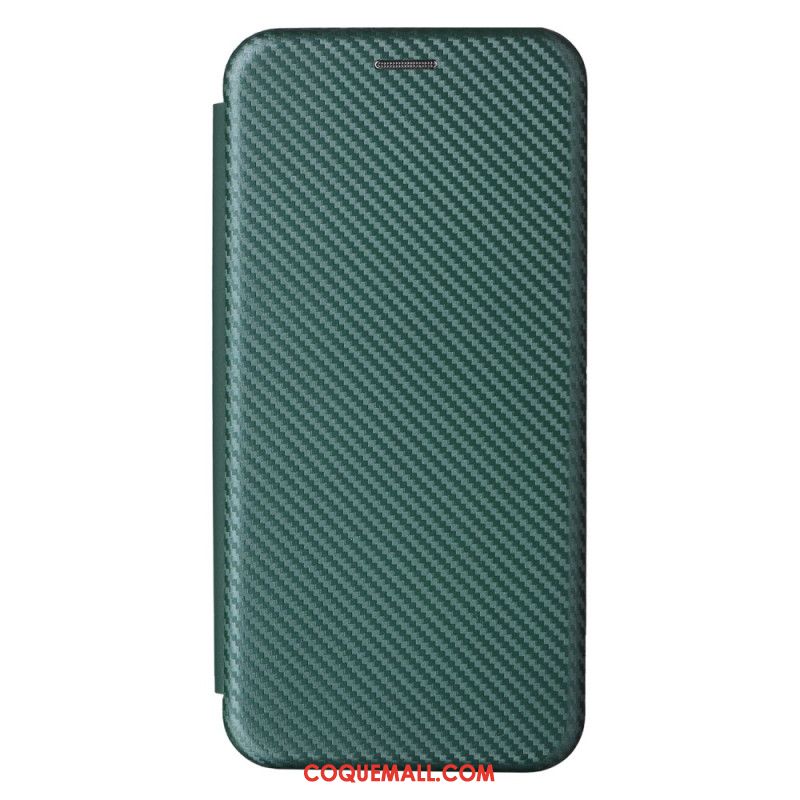 Flip Cover Oppo Reno 11 5G Fibre Carbone