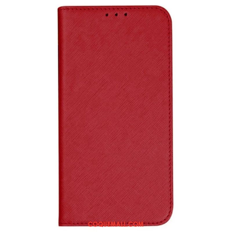 Flip Cover Oppo Reno 11 5G Texture Croisée