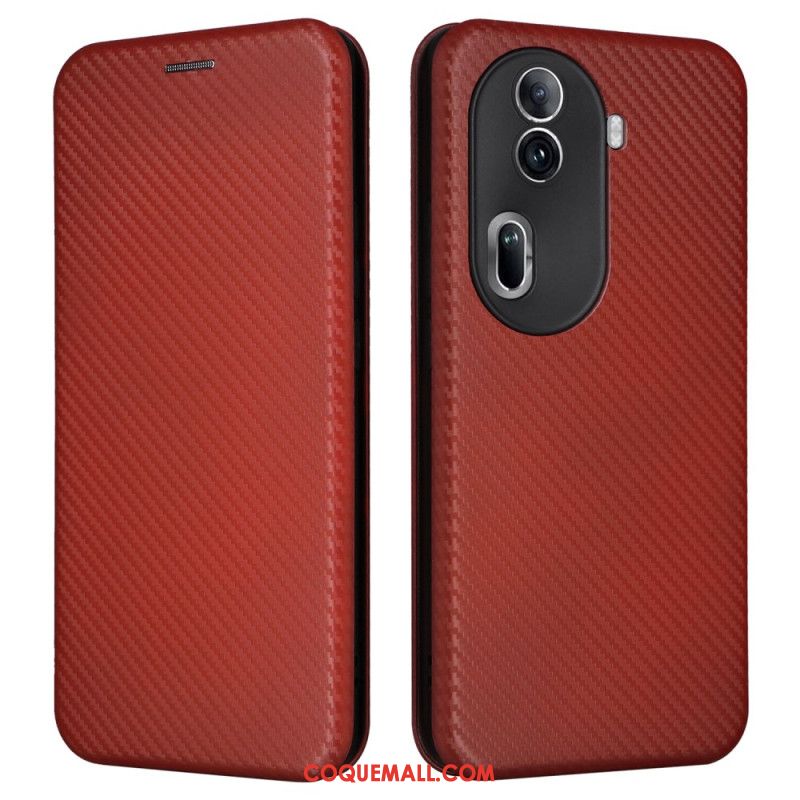 Flip Cover Oppo Reno 11 Pro 5G Fibre Carboone