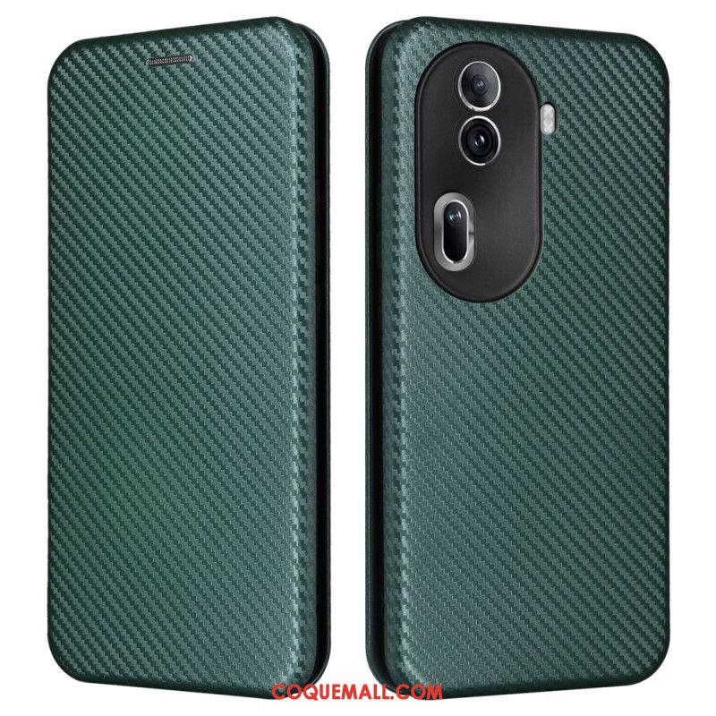 Flip Cover Oppo Reno 11 Pro 5G Fibre Carboone