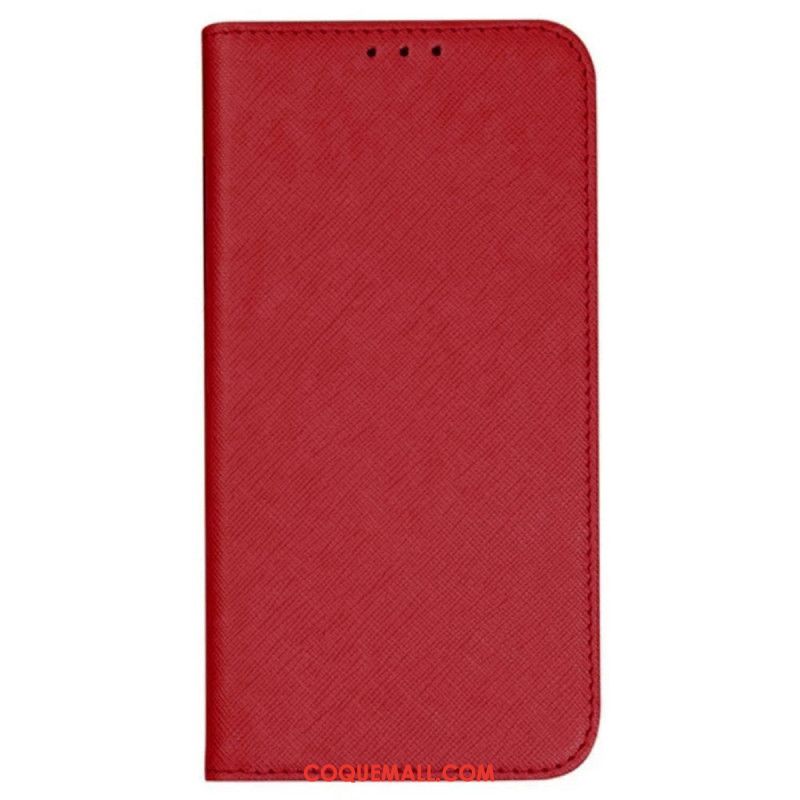 Flip Cover Oppo Reno 11F 5G Texture Croisée