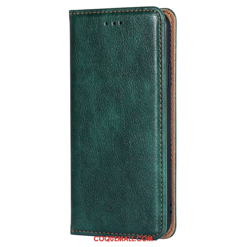 Flip Cover Oppo Reno 11F 5G Texture Cuir