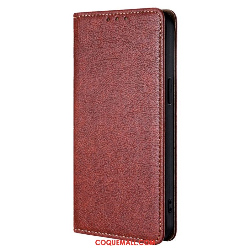 Flip Cover Oppo Reno 11F 5G Texture Cuir