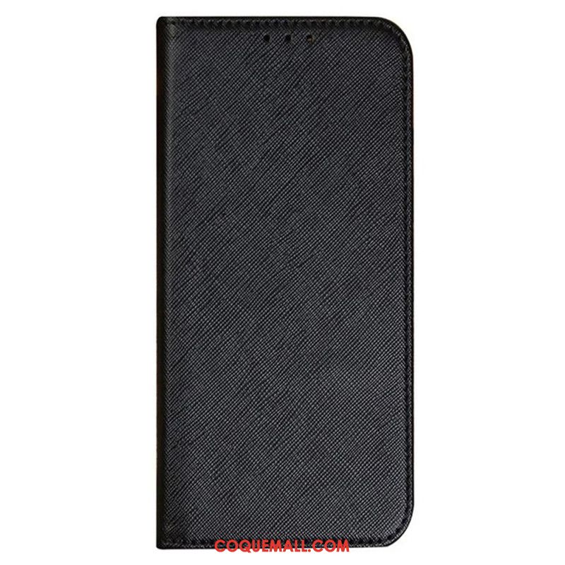 Flip Cover Oppo Reno 12 5G Texture Croisée