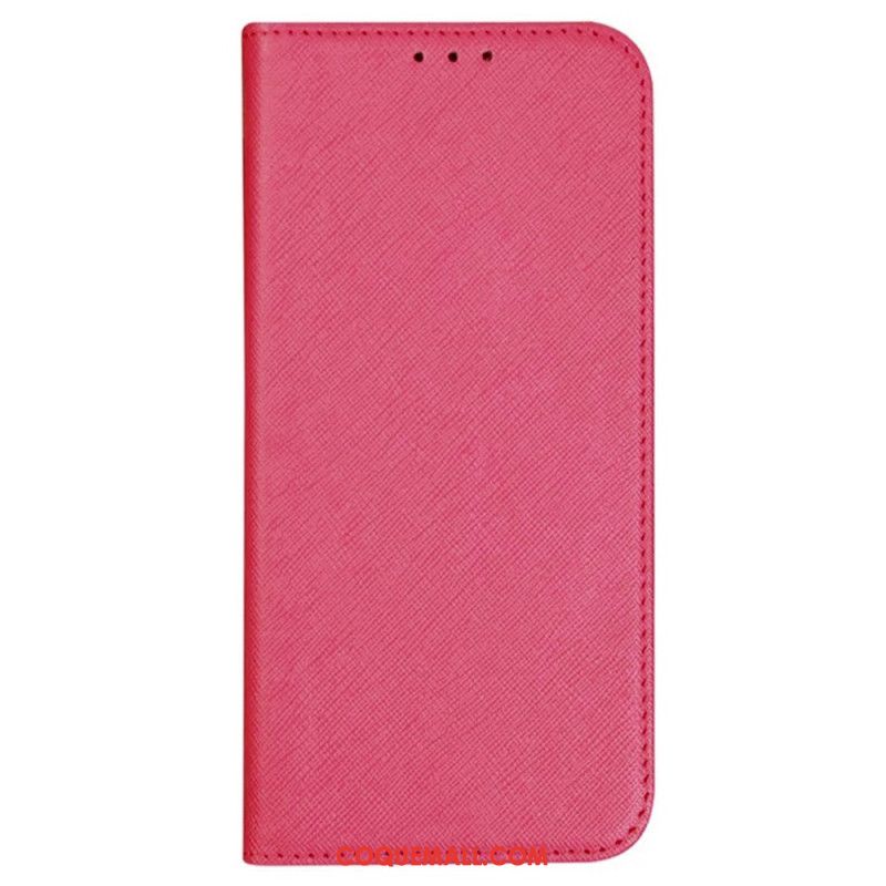 Flip Cover Oppo Reno 12 5G Texture Croisée