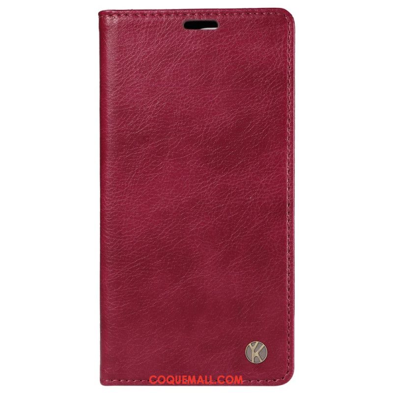 Flip Cover Oppo Reno 12 Pro Vintage YIKATU