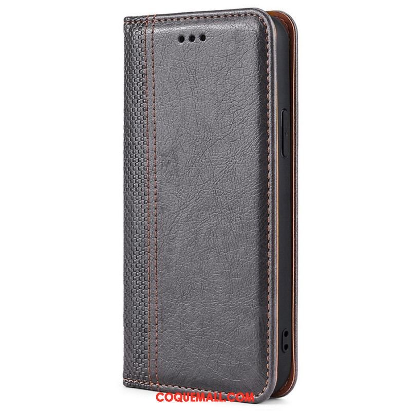 Flip Cover Oppo Reno 7 Simili Cuir Vintage