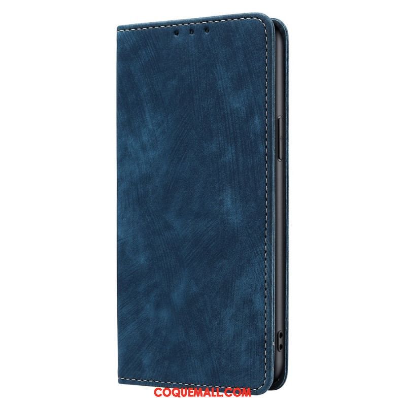 Flip Cover Oppo Reno 8 Simili Cuir Stylisé