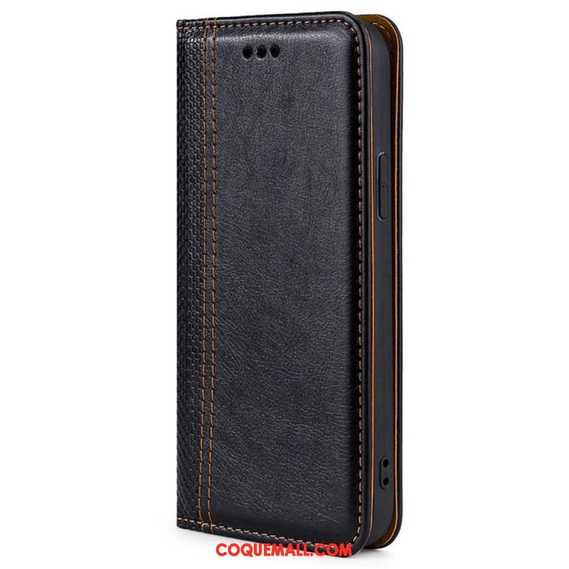 Flip Cover Oppo Reno 8 Simili Cuir Vintage