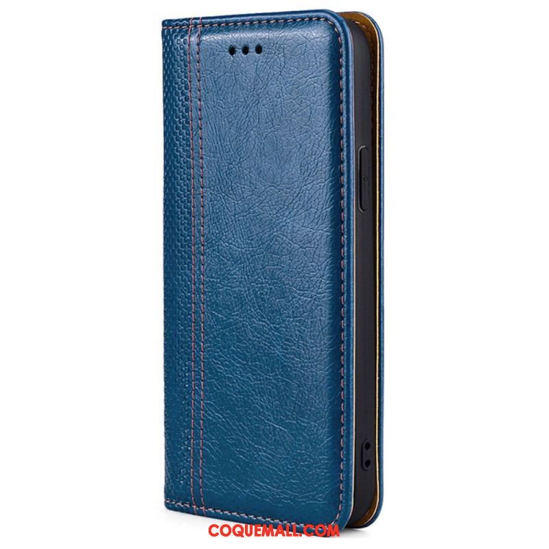 Flip Cover Oppo Reno 8 Simili Cuir Vintage