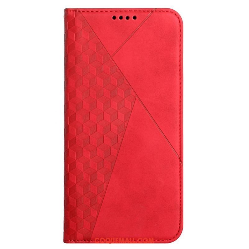 Flip Cover Samsung Galaxy A12 / M12 Effet Cuir Géo