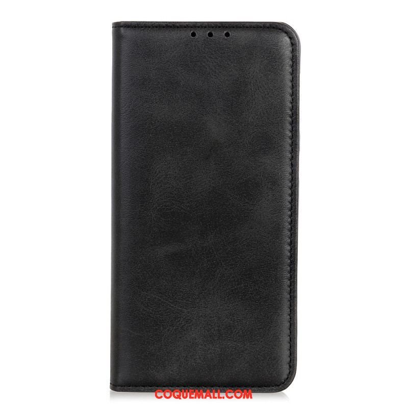 Flip Cover Samsung Galaxy A13 5G / A04s Cuir Fendu