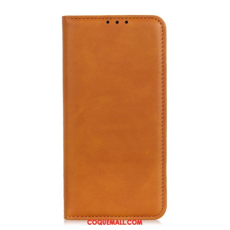 Flip Cover Samsung Galaxy A13 5G / A04s Cuir Fendu