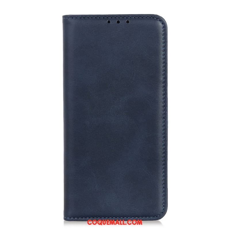 Flip Cover Samsung Galaxy A13 5G / A04s Cuir Fendu