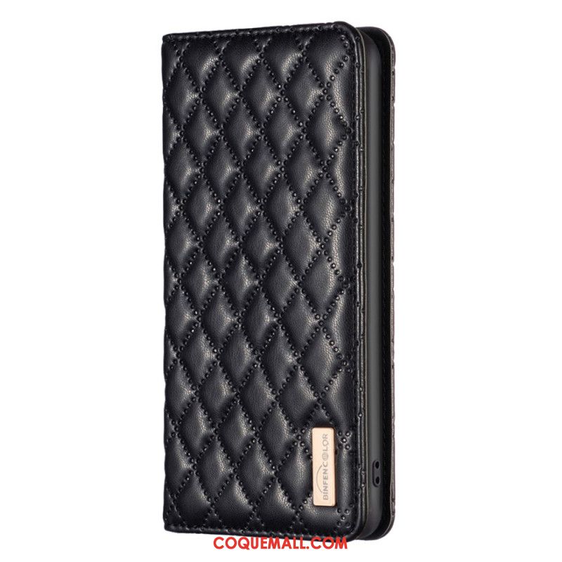 Flip Cover Samsung Galaxy A15 Matelassée BINFEN COLOR