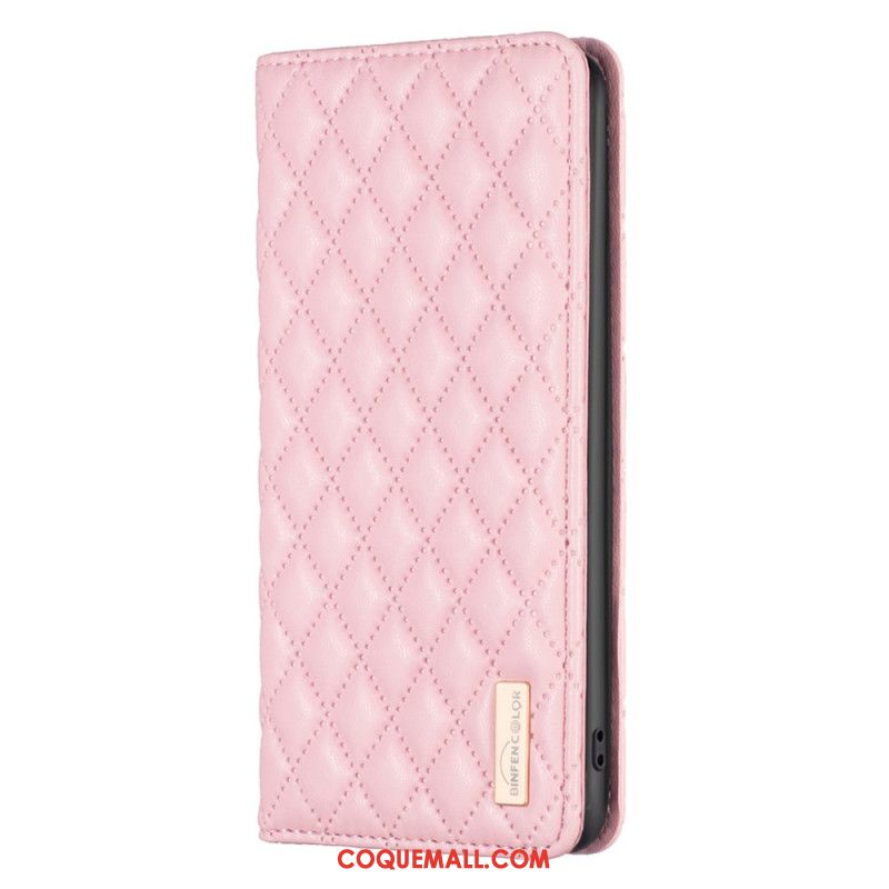 Flip Cover Samsung Galaxy A15 Matelassée BINFEN COLOR