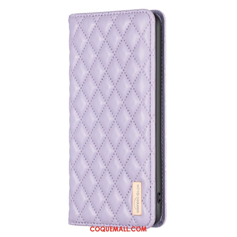 Flip Cover Samsung Galaxy A15 Matelassée BINFEN COLOR