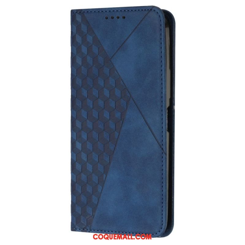 Flip Cover Samsung Galaxy A54 5G Style Cuir Motif 3D