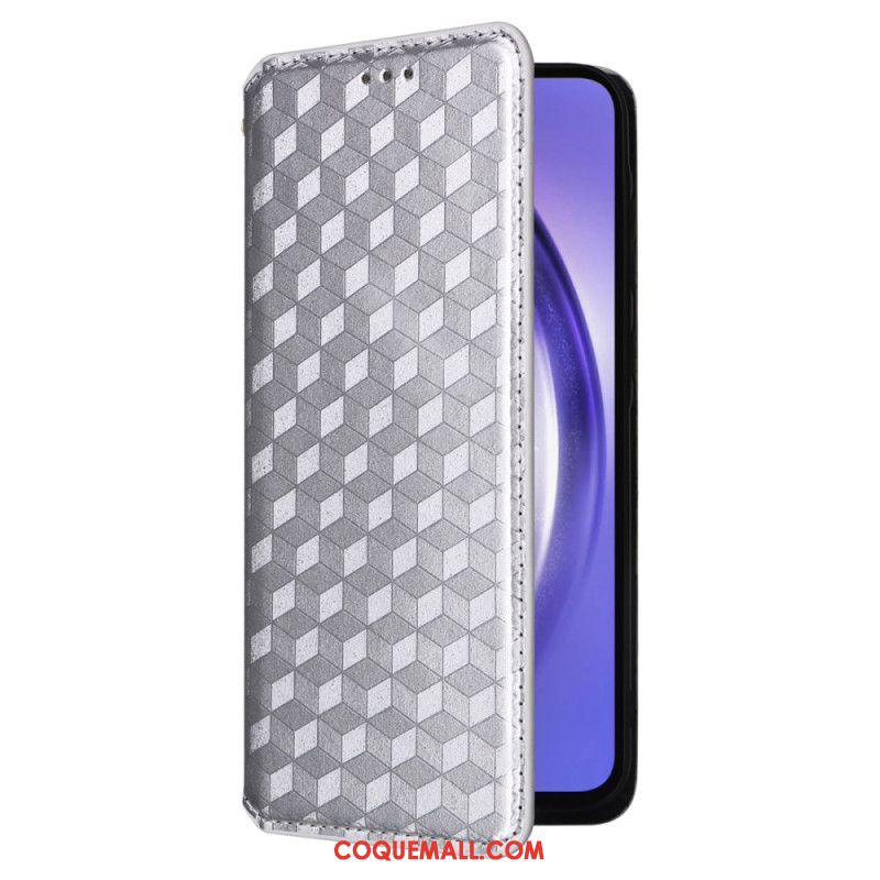 Flip Cover Samsung Galaxy A55 5G Losanges 3D