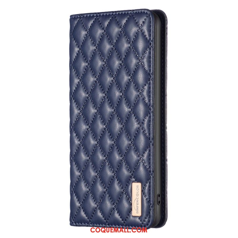 Flip Cover Samsung Galaxy A55 5G Matelassée BINFEN COLOR