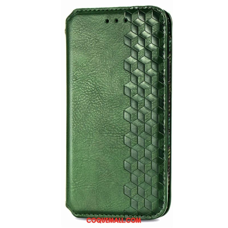 Flip Cover Samsung Galaxy M13 Effet Cuir Motif