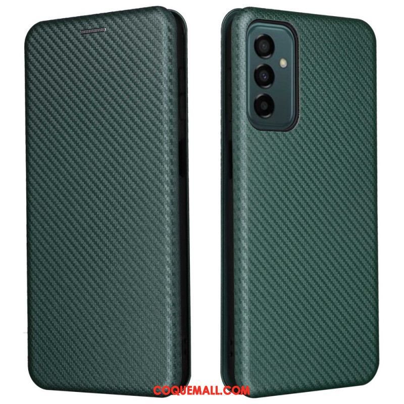 Flip Cover Samsung Galaxy M23 5G Fibre Carbone