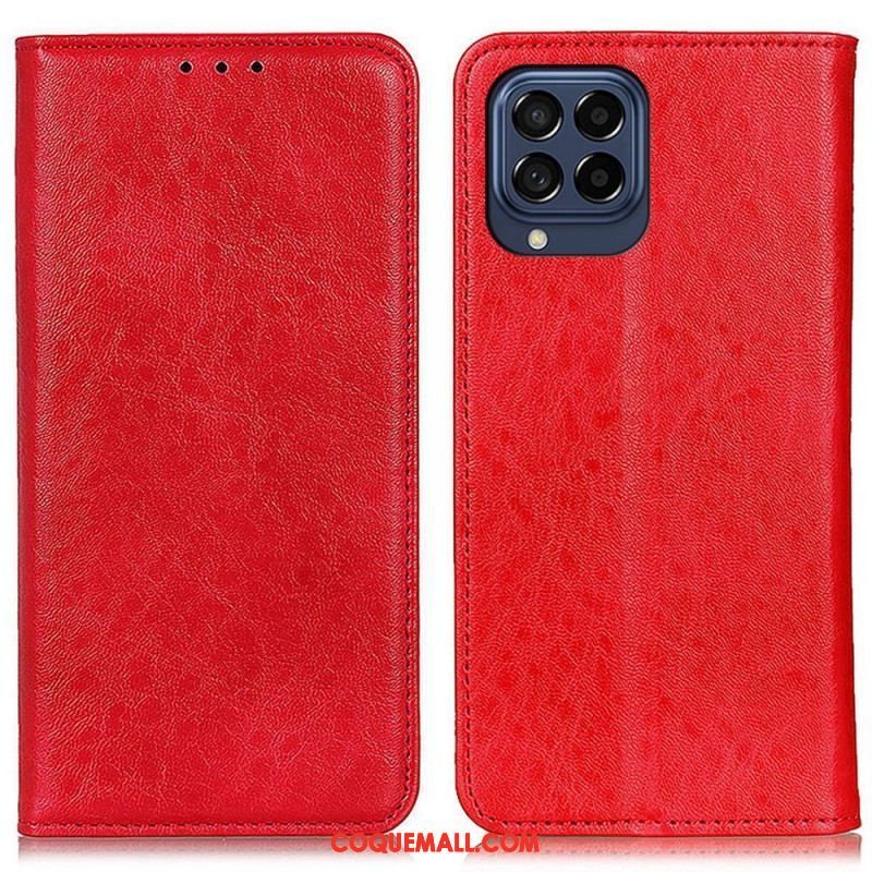 Flip Cover Samsung Galaxy M53 5G Texture Cuir