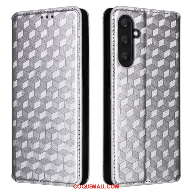 Flip Cover Samsung Galaxy M55 5G Motif Losanges