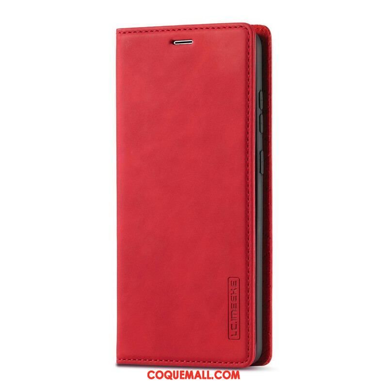 Flip Cover Samsung Galaxy S20 FE LC.IMEEKE Effet Cuir