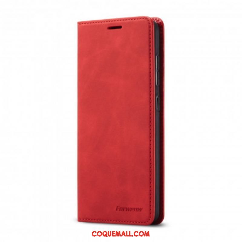 Flip Cover Samsung Galaxy S21 5G Effet Cuir FORWENW