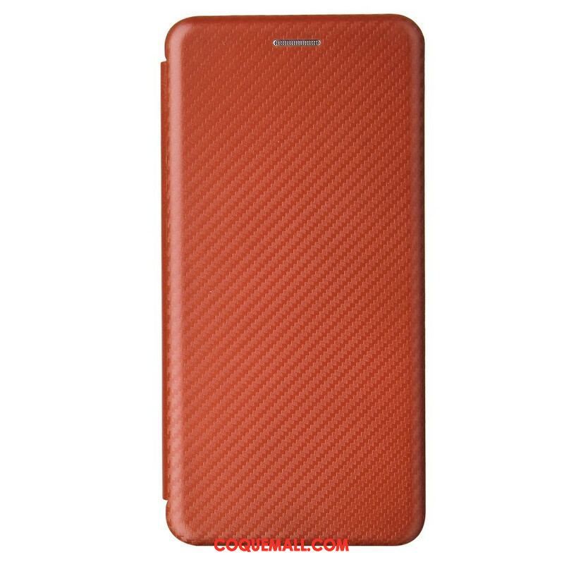 Flip Cover Samsung Galaxy S21 5G Fibre Carbone