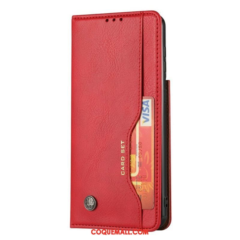 Flip Cover Samsung Galaxy S21 5G Simili Cuir Porte-Cartes