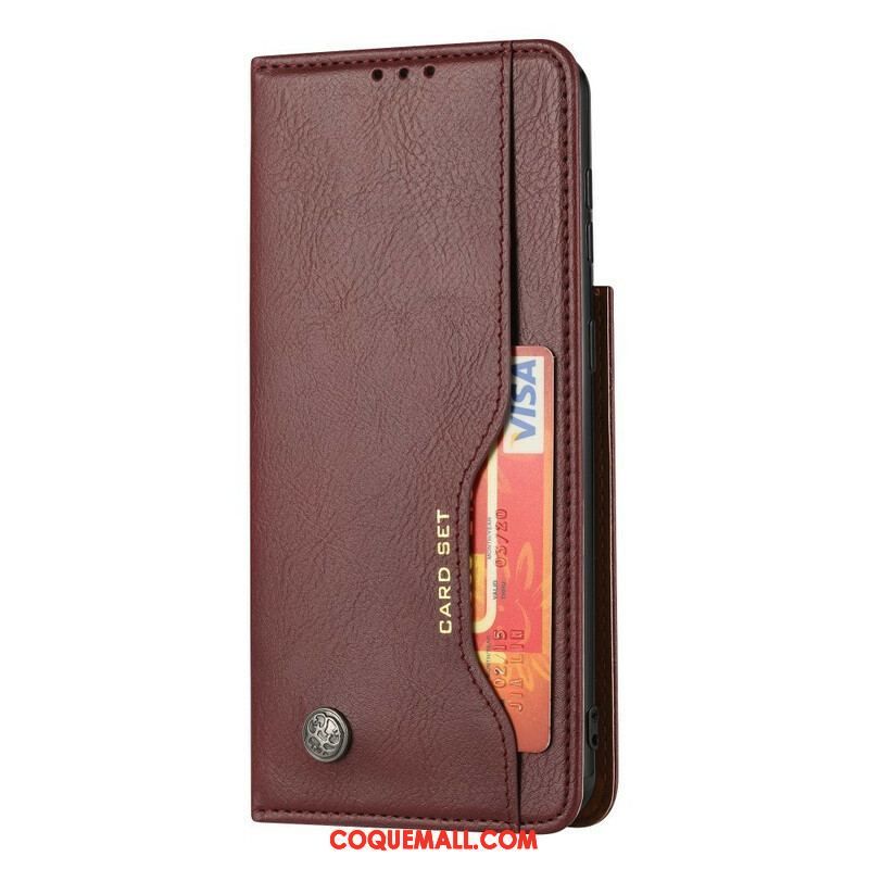 Flip Cover Samsung Galaxy S21 5G Simili Cuir Porte-Cartes