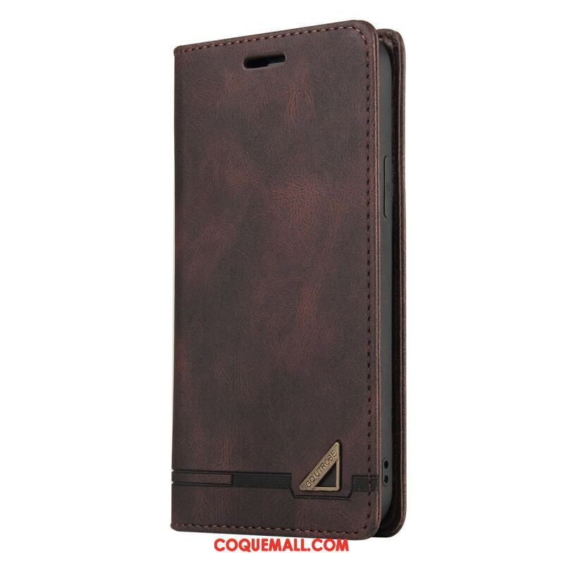 Flip Cover Samsung Galaxy S21 FE Simili Cuir GQ.UTROBE