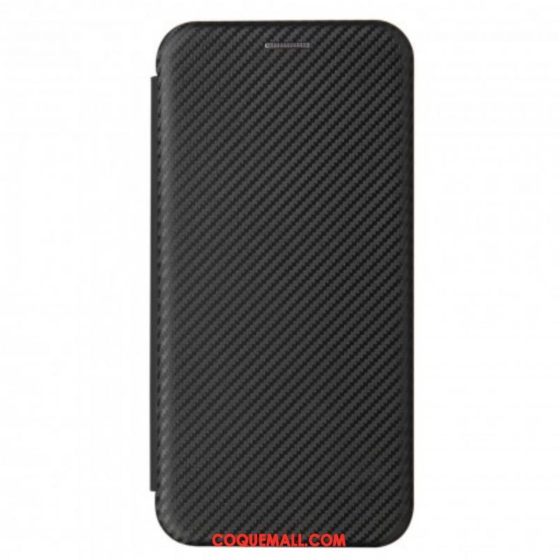 Flip Cover Samsung Galaxy S21 Plus 5G Fibre Carbone