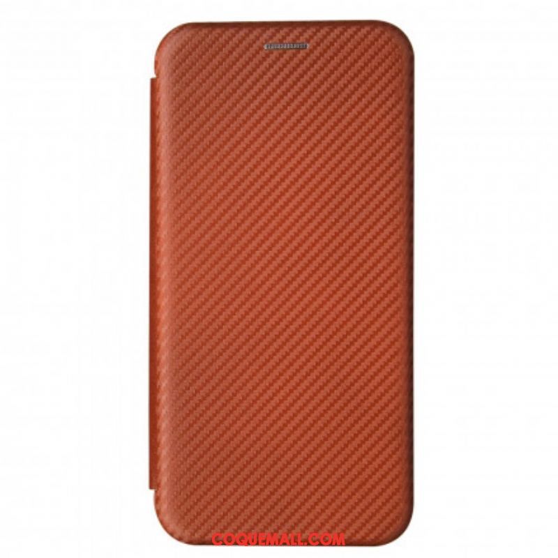 Flip Cover Samsung Galaxy S21 Plus 5G Fibre Carbone